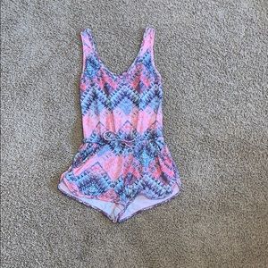 Aeropostale scoop neck romper